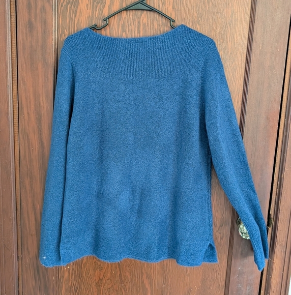 New With Tags Loft Outlet Blue Sweater Size XL - Picture 4 of 5